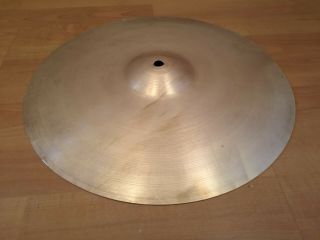 Vintage Sonor Zymbor 14 " Hi - Hat / Crash Cymbal Made In Germany For Sonor Drums