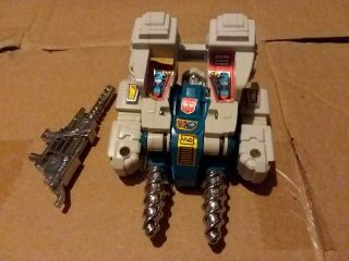 Vintage 1984 Transformers G1 Autobot Jumpstarter Twin Twist Complete With Weapon