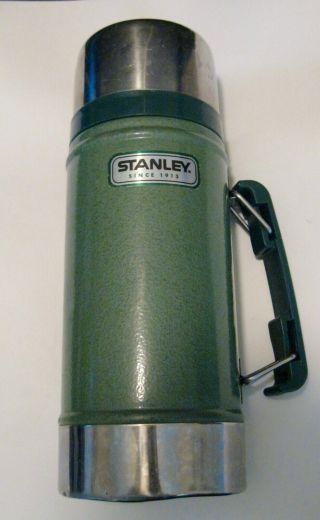 Vintage Stanley Classic Wide Mouth 24 Oz Stainless Bottle Thermos