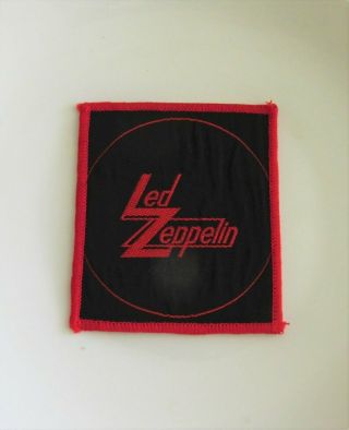 Led Zeppelin Vintage Sew On Patch From The 1980s Houses Of The Holy