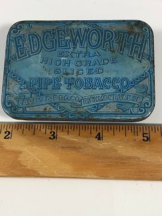 Vintage Edgeworth Extra Sliced Pipe Tobacco Tin By Larus & Bro.