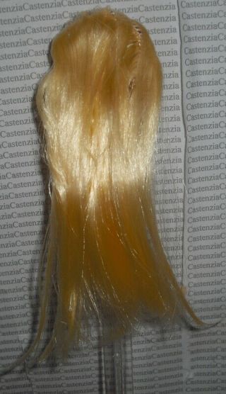 Accessory Barbie Doll Mattel 50th Anniversary Hair Fair Blonde Wig For Diorama