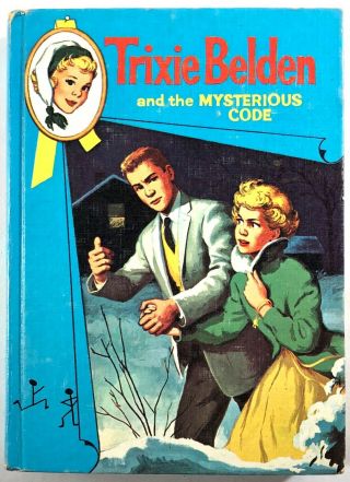 Trixie Belden And The Mysterious Code Whitman Book 7 | Vtg 1961 Hardcover | Vg -