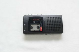 Sony M - 440v,  Micro Cassette Vor Voice Operated Recorder Vtg