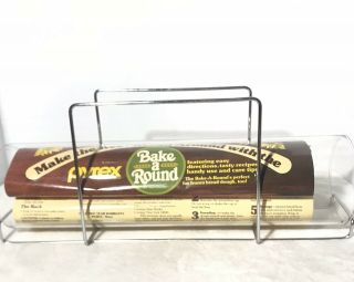 Vintage Pyrex Bake A Round Glass Bread Tube By Corning Instructions