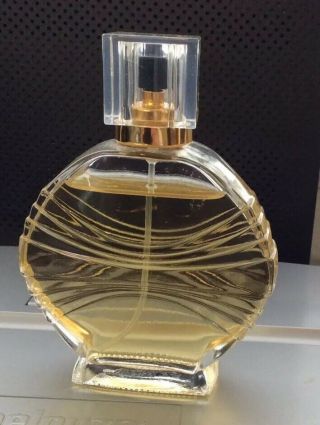 Vintage Touch Of Venus Perfume 3.  4 Oz,  Draped Glass Bottle Almost Full