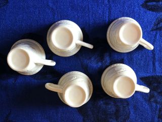 Vintage Steubenville Coffee Demitasse / Tea Cups and Saucers Set Of 13 4