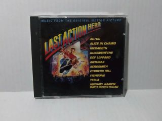 Last Action Hero Music From The Motion Picture Soundtrack Cd Vtg 1993
