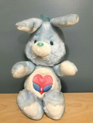 Vtg Kenner 1984 Care Bears Cousins Swift Heart Rabbit Bunny Plush 12 " Toy 1980s