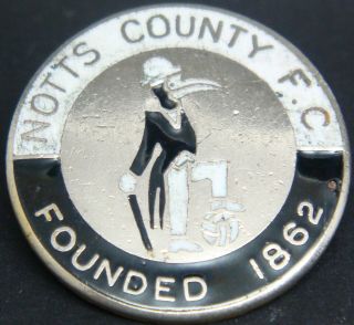 Notts County Fc Vintage Club Crest Badge Maker Reeves B 