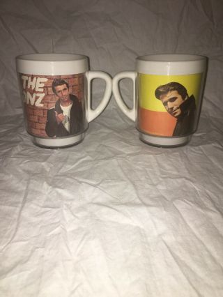 Vintage " The Fonz " Fonzie Plastic Coffee Cup/mug Happy Days 1976