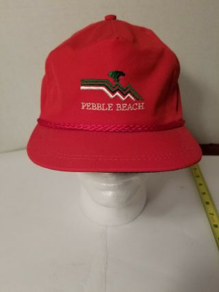 ⛳️ Vintage 70’s 80’s Pebble Beach Adjustable Hat Cap