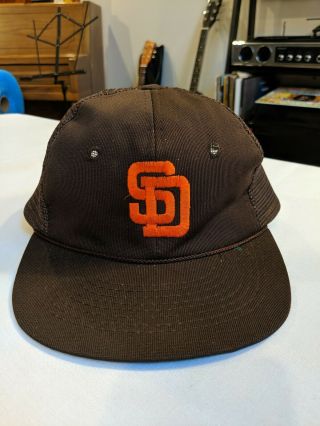 Vintage San Diego Padres Hat Snapback 80 