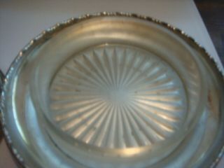 VINTAGE SILVER PLATE BUTTER /PRESERVE DISH BY TOP MAKER CJ&CO AND SPREADER 3