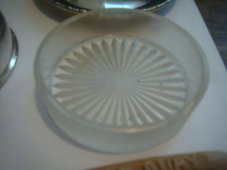 VINTAGE SILVER PLATE BUTTER /PRESERVE DISH BY TOP MAKER CJ&CO AND SPREADER 4