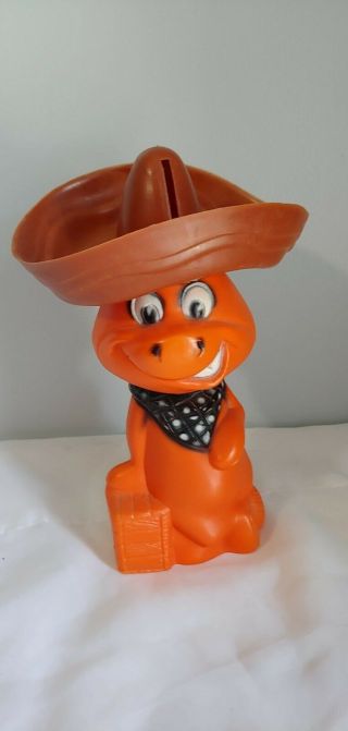 Vintage 1960’s Baba Looey Hanna - Barbera Quick Draw Mcgraw Coin Bank 8”