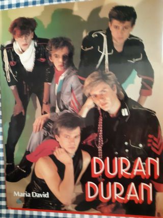Vintage Duran Duran Photo Book By Maria David 1984 - Spain - Hardback Very Good