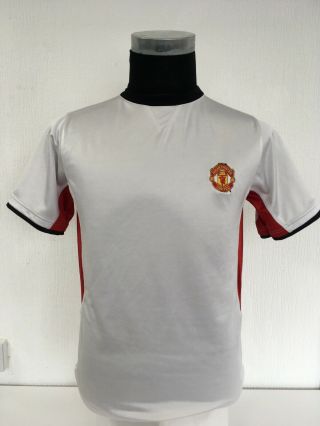 Mens Vintage Small Manchester United Football Shirt Tshirt 90s Oasis