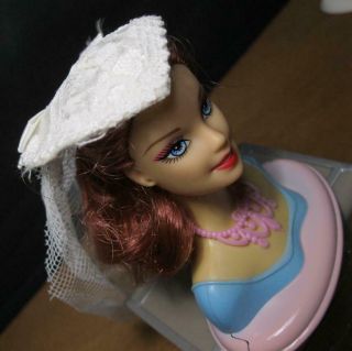 Vtg Barbie Muse Doll Princess Bride Cloth Wedding Dress Bridal Veil: Ribbon Hat