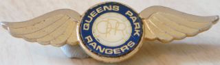 Queens Park Rangers Vintage 70s 80s Insert Badge Brooch Pin In Gilt 53mm X 17mm