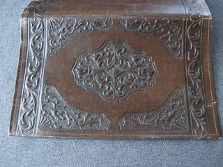 Vintage Fausti & Marini Firenze Embossed Leather Book Bible Cover