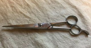 Vintage Solingen Hairdresser Scissors End Brand 337