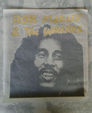 Bob Marley Vintage Iron On Transfer X10 056 Wailers