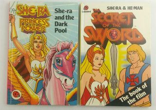 Ladybird Vintage She - Ra Princess Of Power And He - Man 2 X Books 1st Editions