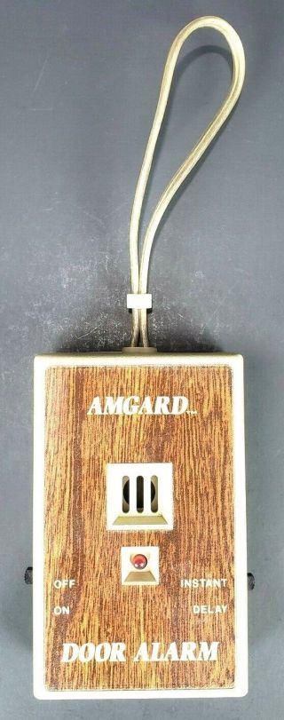 Vintage Amway E - 8730 Amgard Door Alarm Burglar Home Invasion