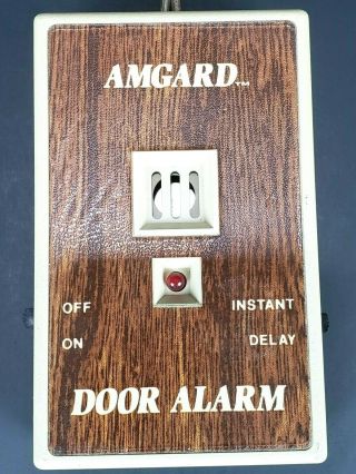 VINTAGE AMWAY E - 8730 AMGARD DOOR ALARM BURGLAR HOME INVASION 3