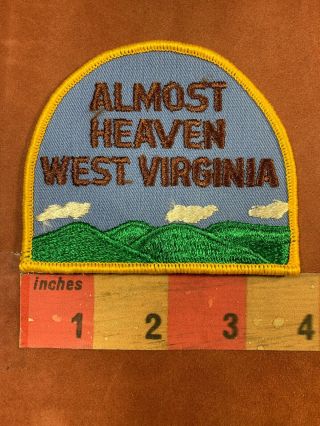 Vtg Almost Heaven West Virginia Patch 84j2