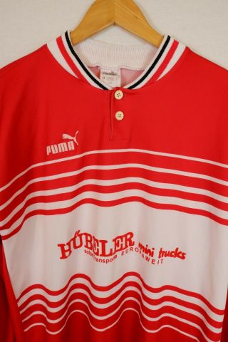 Vintage 90 ' s TV Hasten German Football Shirt L - XL Puma 5