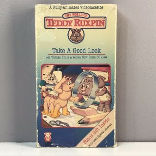 The World of Teddy Ruxpin Vol.  4 Take A Good Look VHS Video Tape 1987 VTG Rare 2