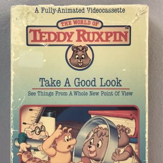 The World of Teddy Ruxpin Vol.  4 Take A Good Look VHS Video Tape 1987 VTG Rare 3