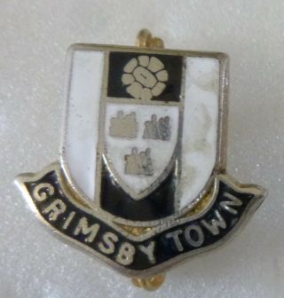 Grimsby Town Football Enamel Pin Badge Coffer London Old Vintage Badge