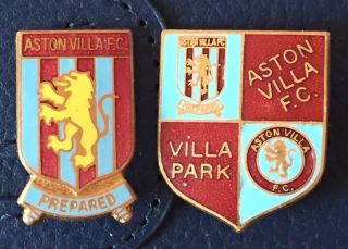 Fantastic Vintage Aston Villa Fc Badges By Reeves Of Birmingham