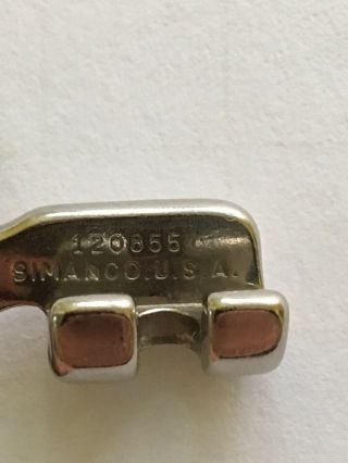 Singer SIMANCO Rolled Hemmer Foot Vintage Sewing Machine Attachment 120855 4