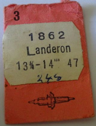 1 Only Vintage Landeron Balance Staff 13 3/4 14 " 47 (nos)