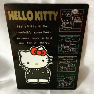 A Very Cute Vintage 1976,  1988 Sanrio Hello Kitty Plastic Display Sign