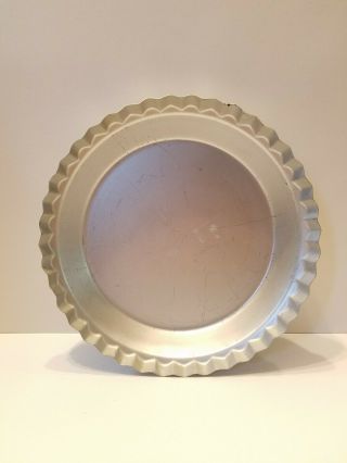 Vintage Wear - Ever Aluminum Fluted 10 " Pie Pan/plate 2865 10 X 1 3/4