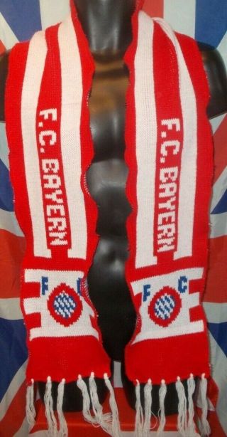 Vintage Bayern Munich Germany Bundesliga Extra Long Scarf