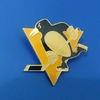 Vintage Nhl Hockey Pittsburgh Penguins Team Logo Collectible Enamel Pin L@@k A