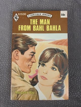 Vintage Harlequin Romance 51530: The Man From Bahl Bahla,  Margaret Way