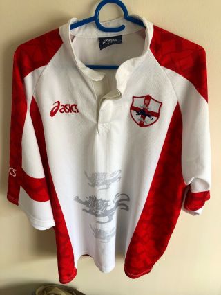 England Rugby Shirt Xxl Vintage