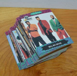 Vintage Yo Mtv Raps Trading Cards Set Complete Proset Musicards Vanilla Ice 1991