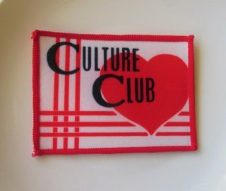Culture Club Vintage Sew On Patch From The 1980s Boy George Romantic