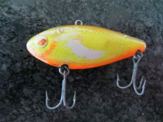 Vintage Texas Bomber Pinfish - Yellow & Brown - 2 1/2 inch 2