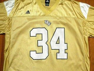 Vintage Central Florida Knights 34 Football Jersey By Adidas,  Adult 2xl Or Xxl