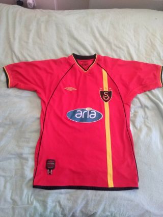 Vintage Official Umbro Galatasaray Away Football Shirt 2002 - 2003,  Size Large