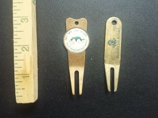 Golf Divot Tool / Golf Ball Marker - Vintage Metal Brass??